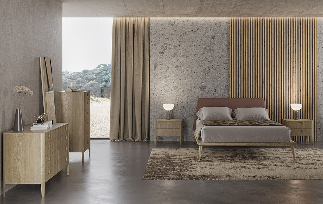 Ξύλινο Κρεβάτι Flou