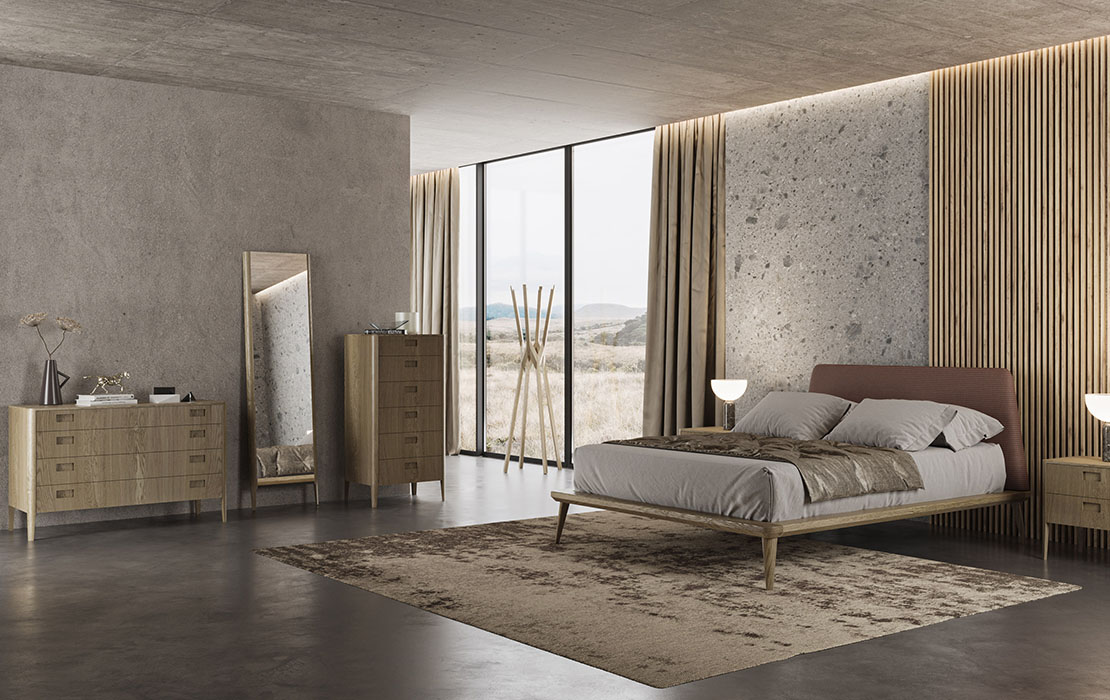 Ξύλινο Κρεβάτι Flou