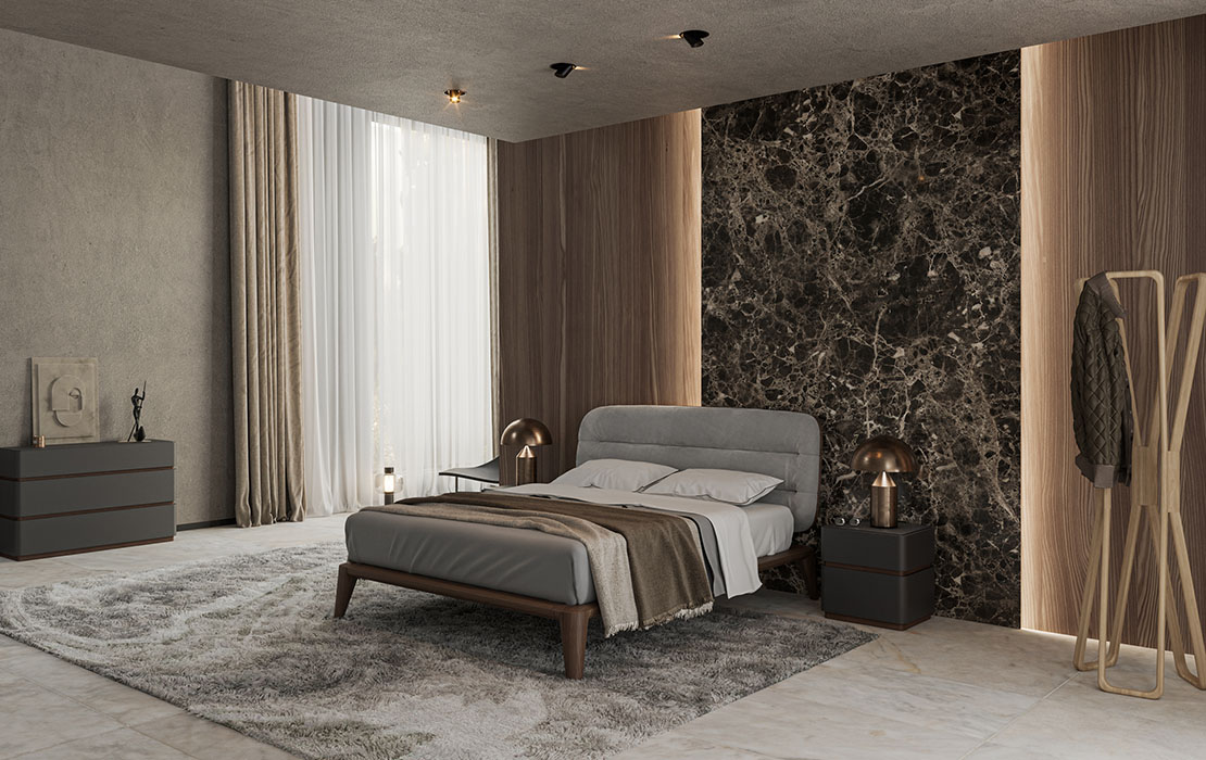 Ξύλινο Κρεβάτι Island