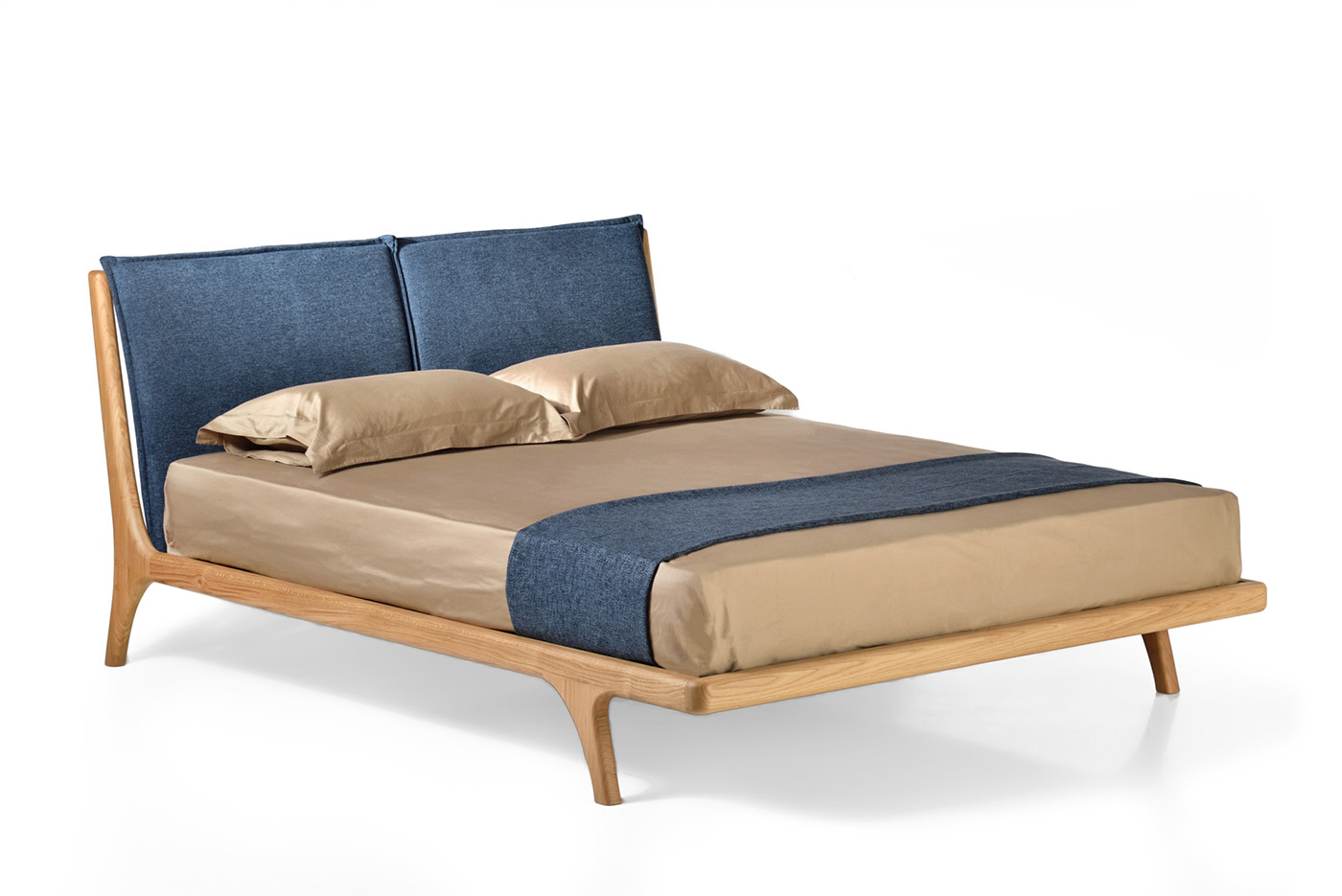 Wooden Bed Kurly