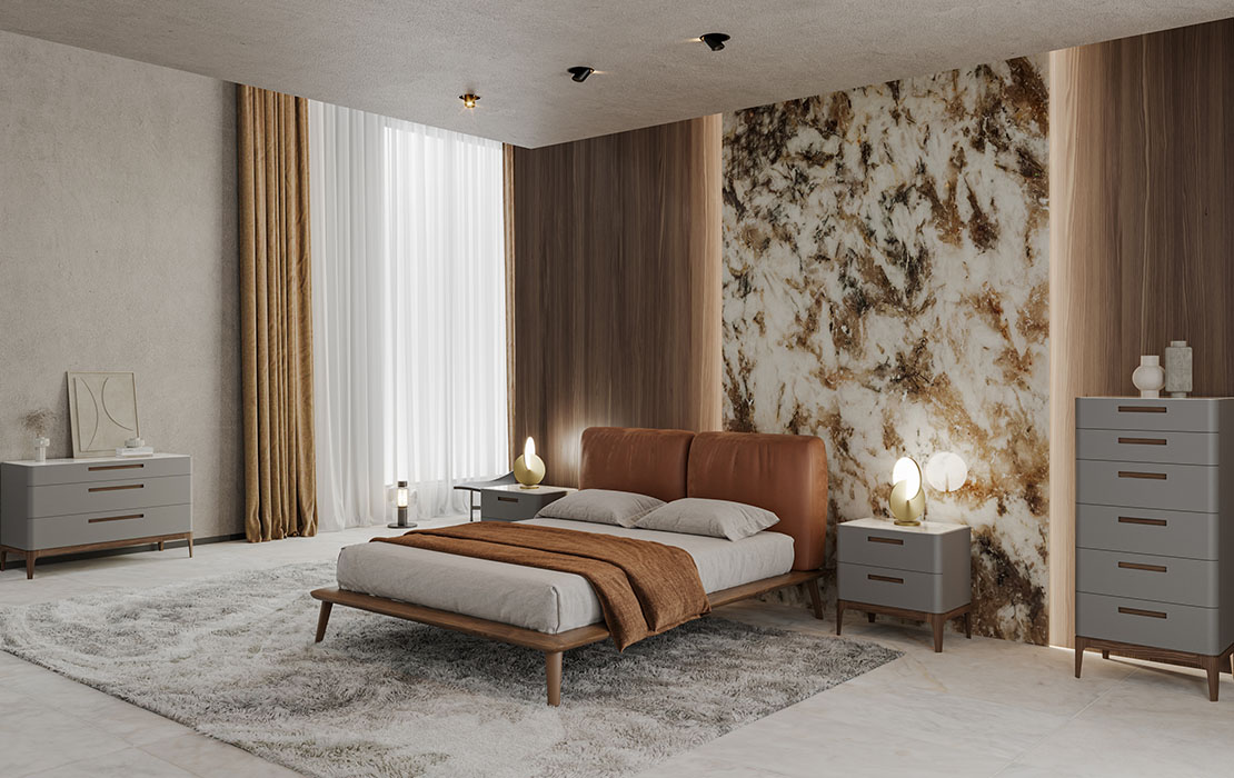 Ξύλινο Κρεβάτι Tokyo