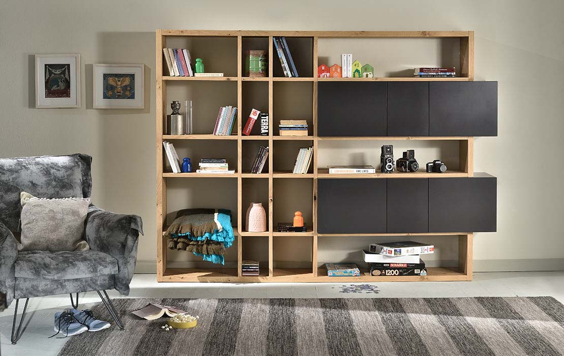 Ξύλινη Βιβλιοθήκη Ennea