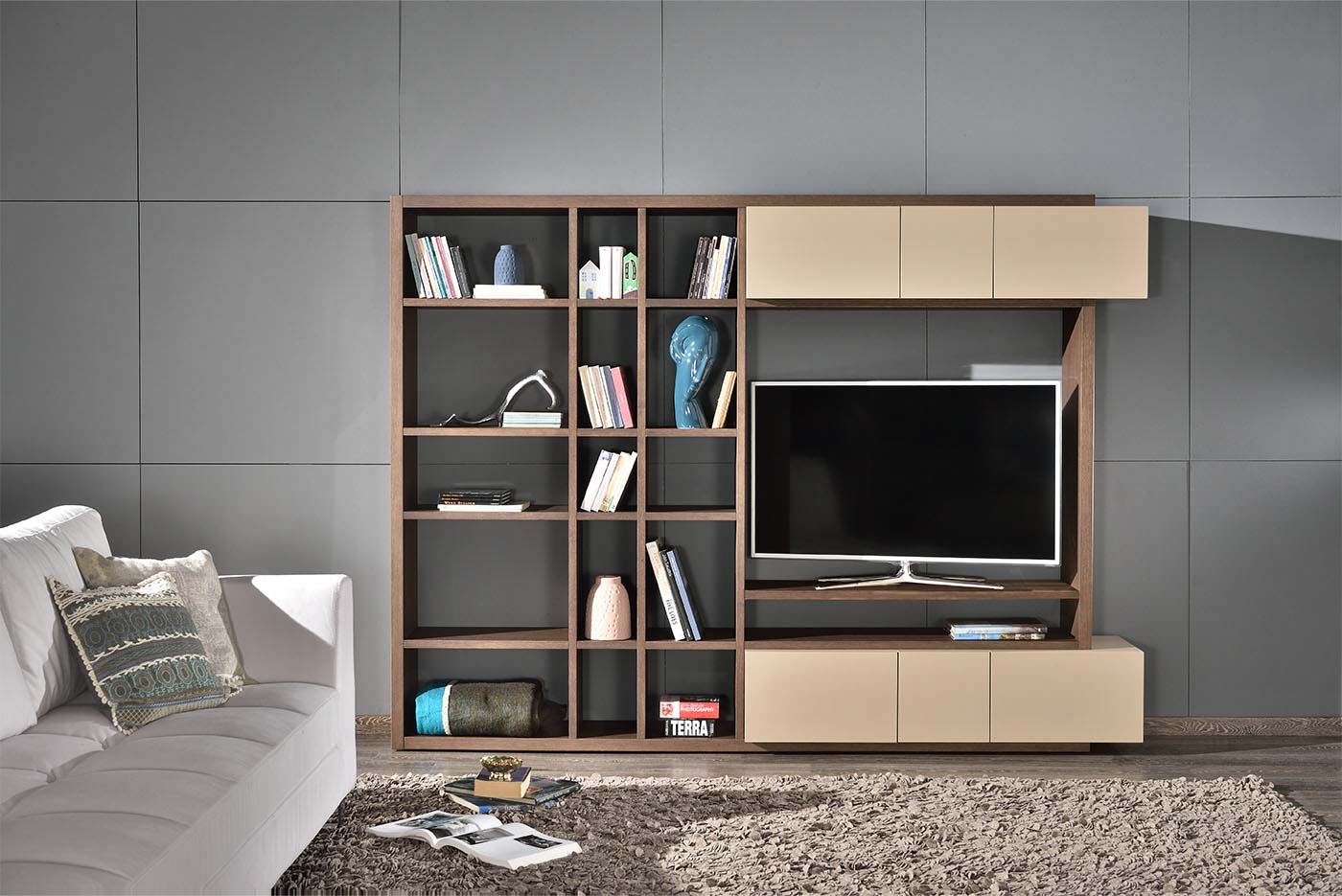 Ξύλινη Βιβλιοθήκη Ennea TV