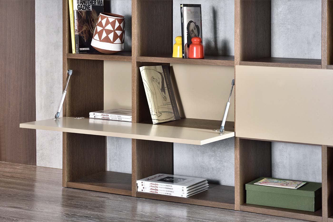 Ξύλινη Βιβλιοθήκη Module