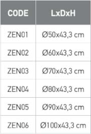 description Τραπεζάκι σαλονιού Zen